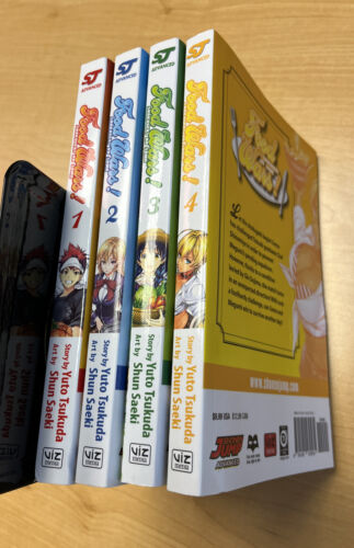 Food Wars! Manga Vol. 1-4 (English), Shokugeki No Soma, Paperback