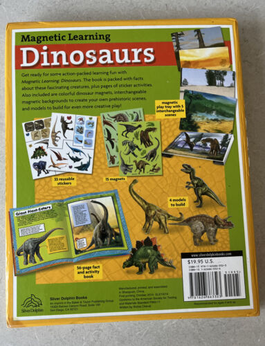 Lot of DINOSAUR Activities - Smithsonian Sticker Creations & Magnetic Learning