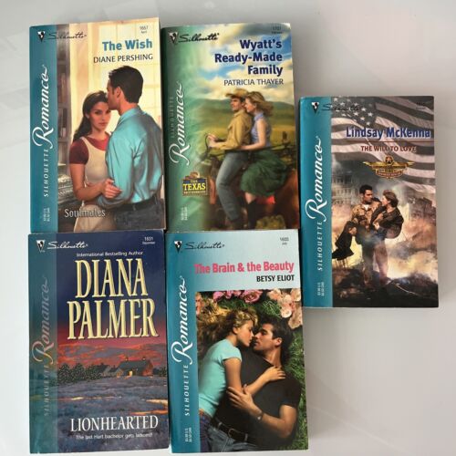 Lot of 5 Love SILHOUETTE ROMANCE Books by Harlequin