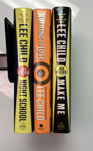 Lee Child - Jack Reacher Lot of 3 HardCover Novels, Thriller, Suspense