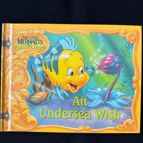 Disney - The Little Mermaid’s Treasure Chest 7 HC Bk Lot - Sebastian ,Ariel