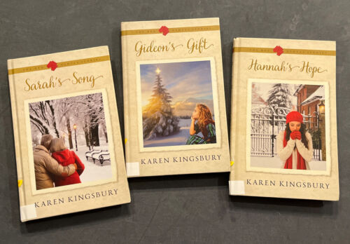 Lot of 3 Guidepost, RED GLOVE STORIES HC by Karen Kingsbury