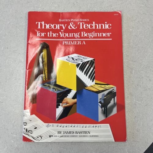 BASTIEN PIANO Basics, Theory and Technic - Young Beginner, lot of 2 books, music