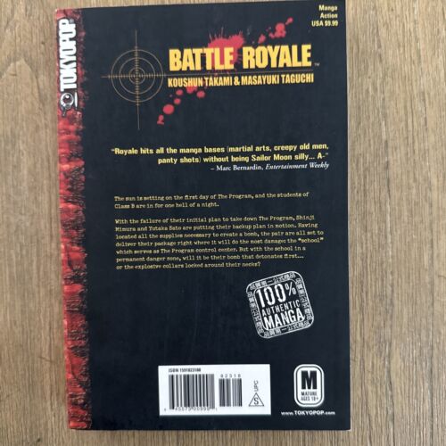 BATTLE ROYALE vol 5, Takami & Taguchi, Authentic Manga 18+