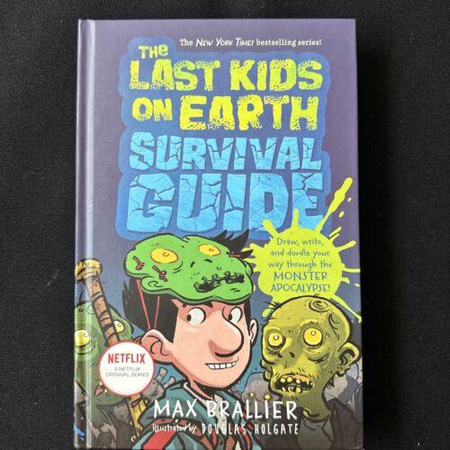 Lot of 3 THE LAST KIDS ON EARTH, 2 Books & Survival Guide - Brallier, M. Netflix