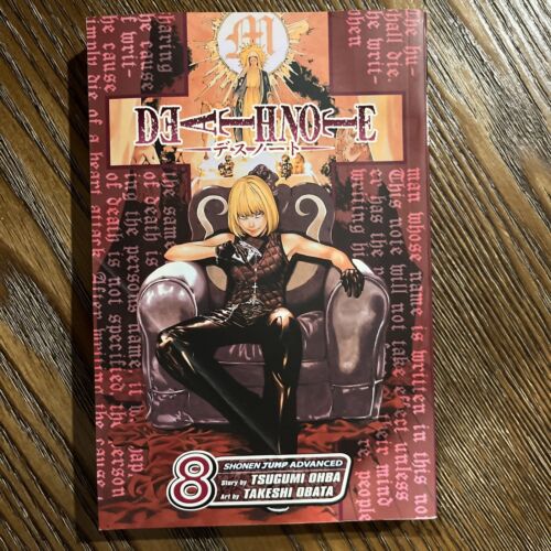 DEATHNOTE, Manga, Shonen Jump, vol 8, Young Adult Graphic Novel