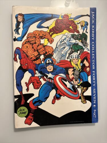 Lot of 8 JACK KIRBY COLLECTOR Comic - 32, 35, 37, 39, 40, 45, 47, 48 -OVER-SIZED