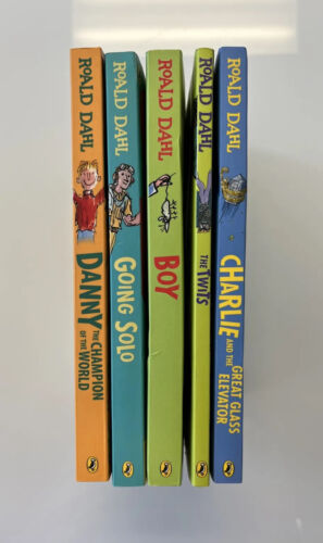 Lot of 5 Roald Dahl Children's Chapter Books, Paperback