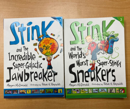 Lot of 2 STINK by Megan McDonald Paperback Children's Chapter Books VOL 2 & 3
