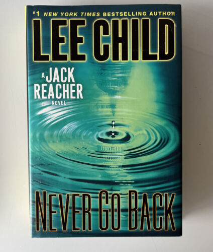 Lot of 2 Lee Child, JACK REACHER HARDCOVER - Never Go back, Night School