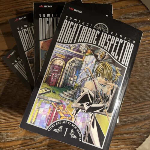 Lot of 4 NIGHTMARE INSPECTOR, Manga English Vols 1, 2, 3, 5 Graphic Novel