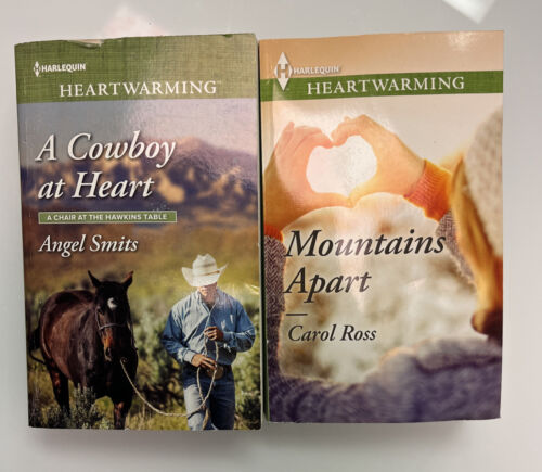 Lot Of 5 HARLEQUIN Heartwarming PB romance books, Texas Rebel, Hawkin's Table