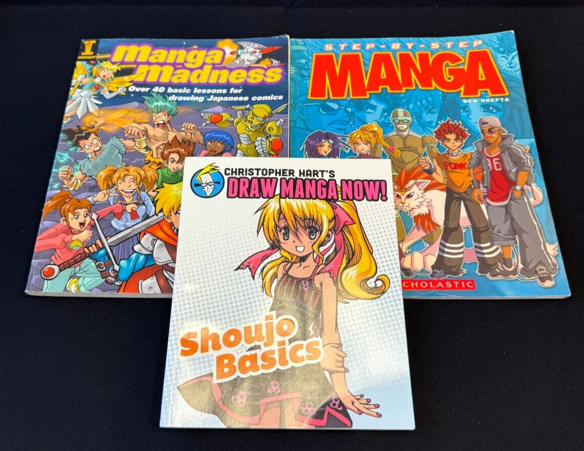 Magna how to draw 3 lot set Step by Step Manga Draw Manga Now Manga Madness
