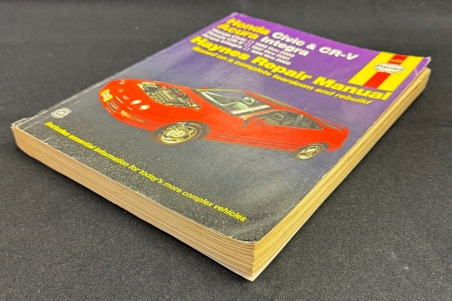 1996-2001 Honda Civic CRV CR-V Integra Repair Service Workshop Manual Book5826