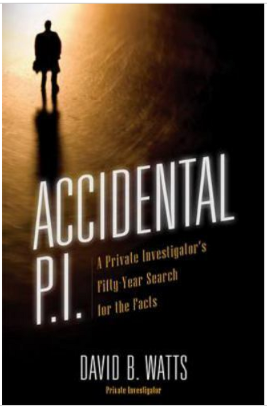 Accidental P. I. by David B. Watts (2016, Hardcover)