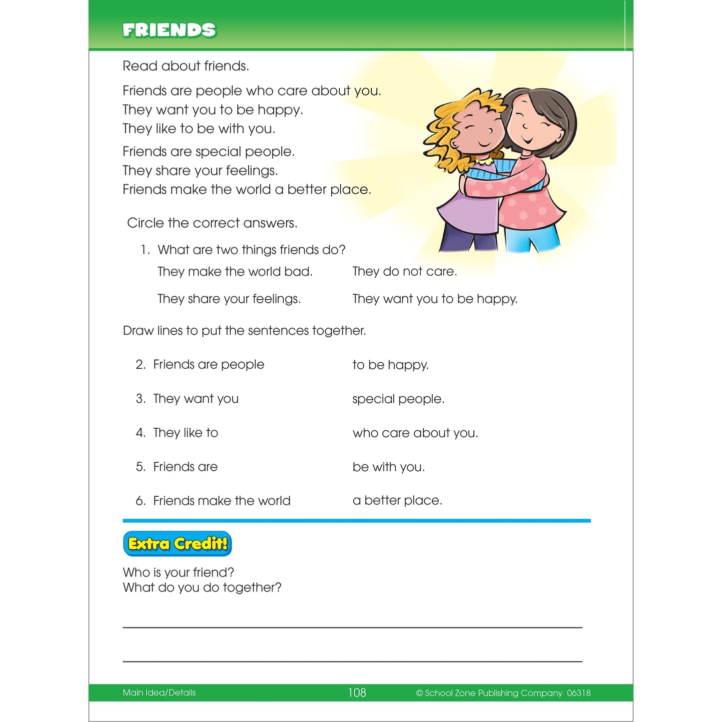 School Zone - Big Second Grade Workbook - 320 Pages, Ages 7 to 8, 2nd Grade, Word Problems, Reading Comprehension, Phonics, Math, Science, and More (School Zone Big Workbook Series)