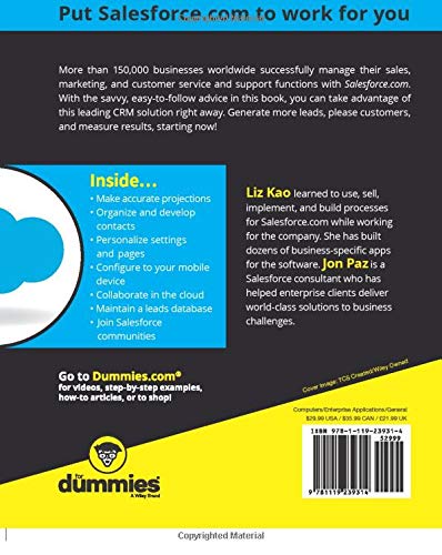 Salesforce.com For Dummies, 6th Edition (For Dummies (Computer/Tech))